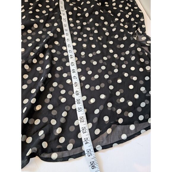 Women's Ballon Long Sleeve Maxi Shift Dress-Ava & Viv- Black Size 3XL NWT - Picture 5 of 9